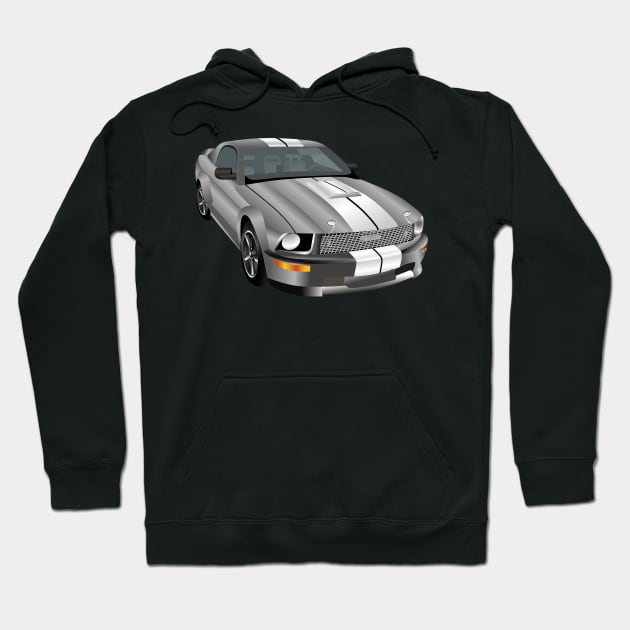 Shelby Mustang Car Hoodie by Pet & Nature Lovers